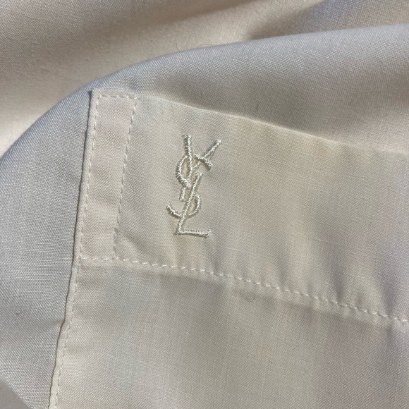 YSL Yves Saint Laurent poplin button down - Picture 5 of 9